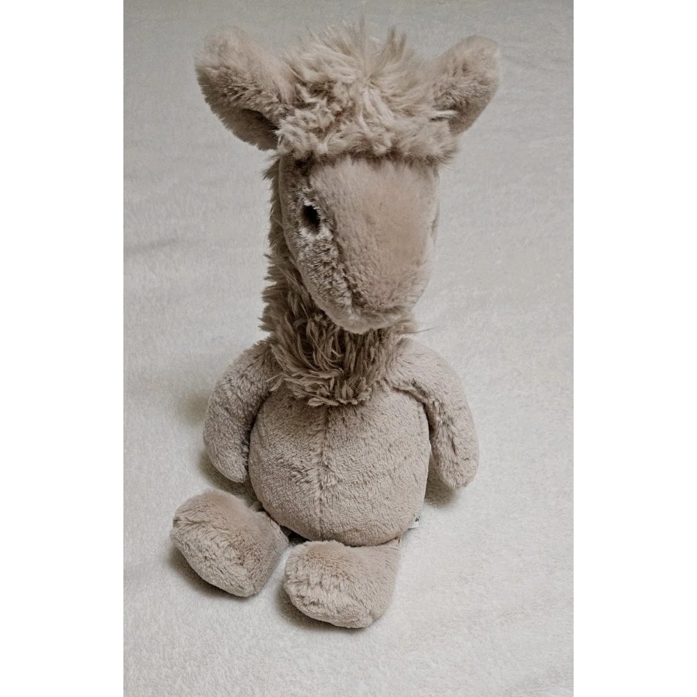 Jellycat Bashful Llama 2021 Retired Beige Medium Stuffed Animal Plush CINC4995